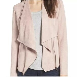 [BLANK NYC] Faux Suede Jacket in ‘Soft Blush Pink’